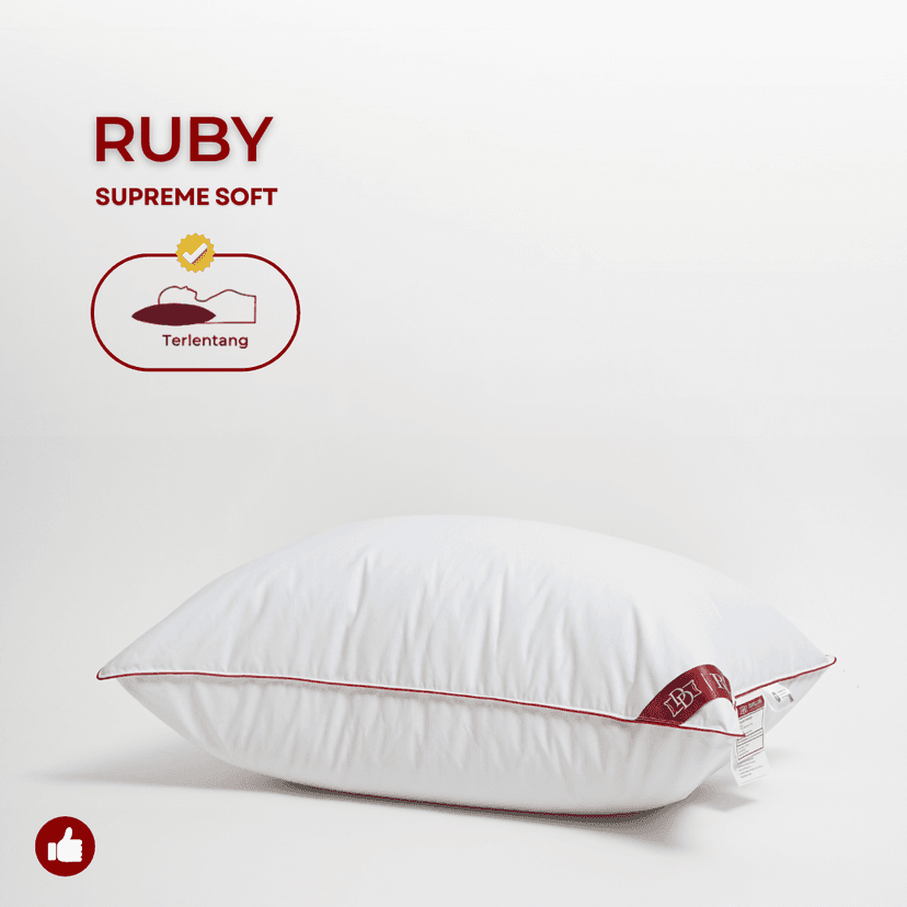 Bantal Bulu Angsa Type Ruby 100% Down | 50x70 cm