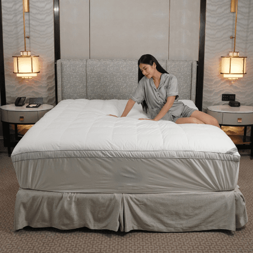 Mattress Topper Bulu Angsa Type Diamond | 100% Down