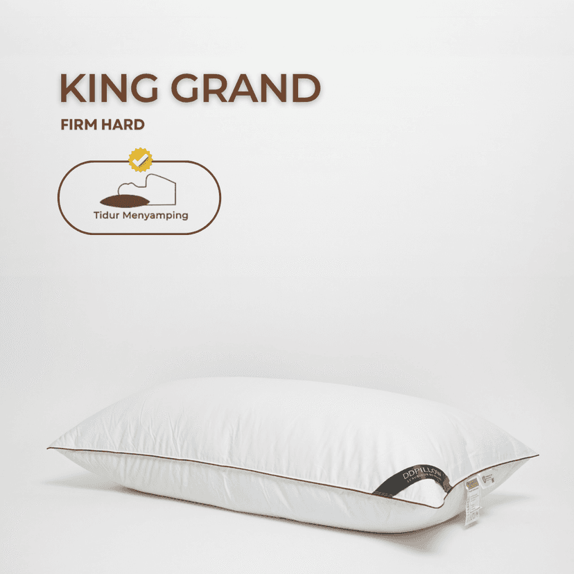 Bantal Bulu Angsa Type King Grand | 50x90 cm